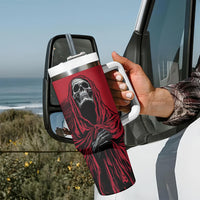 Skull Death Tumbler With Handle Your Time - Wonder Print Shop