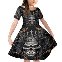 Skull Fantasy Family Matching Mermaid Dress and Hawaiian Shirt Who Needs Inner Demons When You Are The Demon - Wonder Print Shop