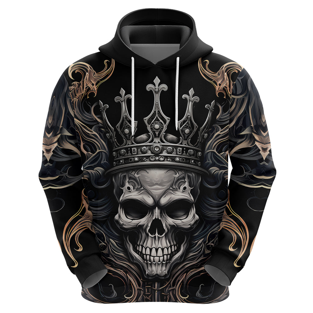 Skull Fantasy Hoodie Who Needs Inner Demons When You Are The Demon - Wonder Print Shop