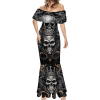 Skull Fantasy Mermaid Dress Who Needs Inner Demons When You Are The Demon - Wonder Print Shop