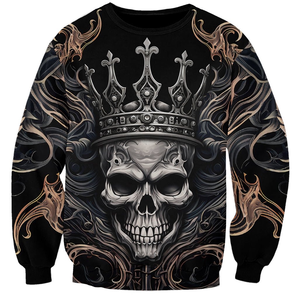 Skull Fantasy Sweatshirt Who Needs Inner Demons When You Are The Demon - Wonder Print Shop