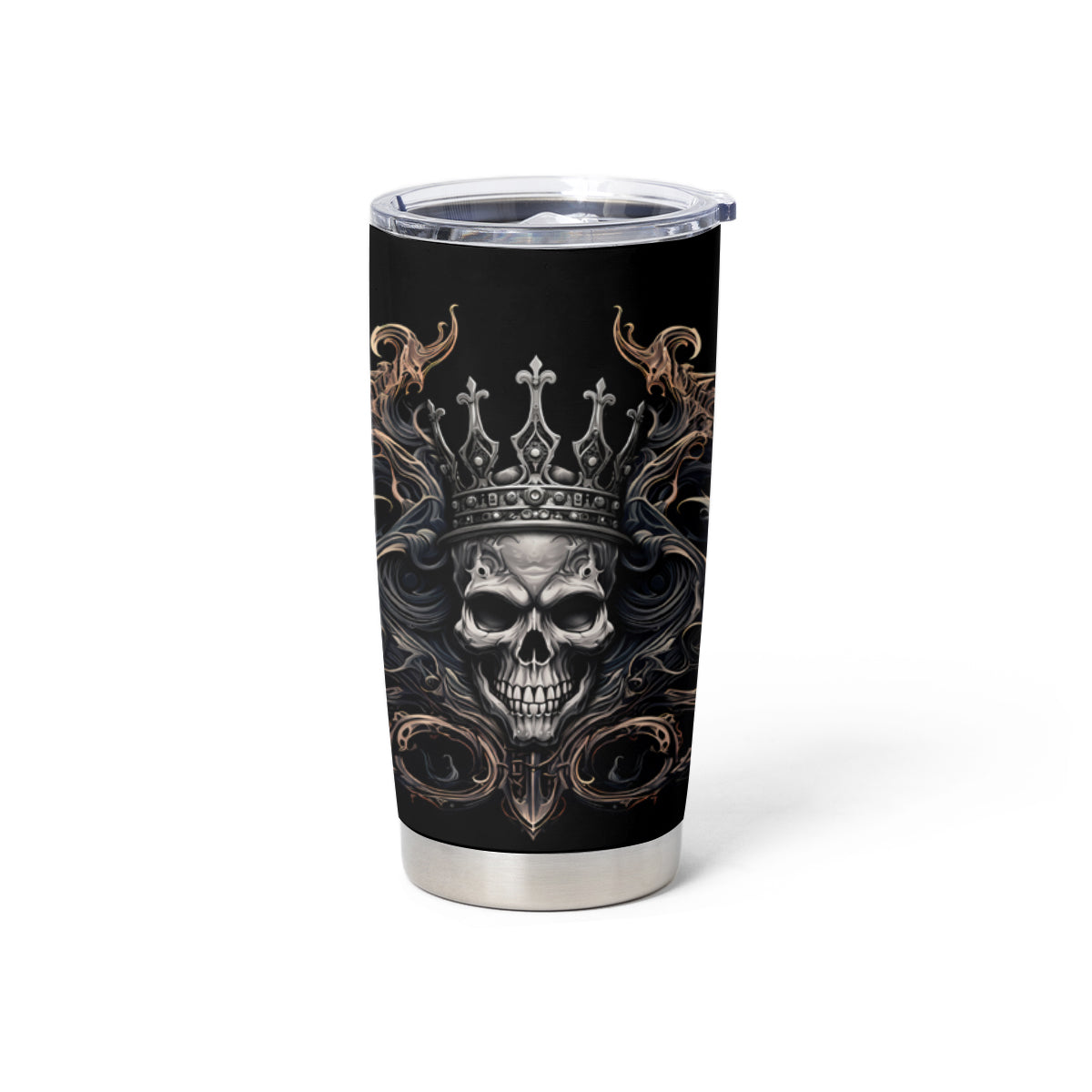 Skull Fantasy Tumbler Cup Who Needs Inner Demons When You Are The Demon - Wonder Print Shop