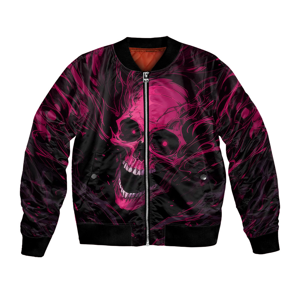 Death Skull Bomber Jacket I'm Scary Enough Without A Costume - Wonder Print Shop