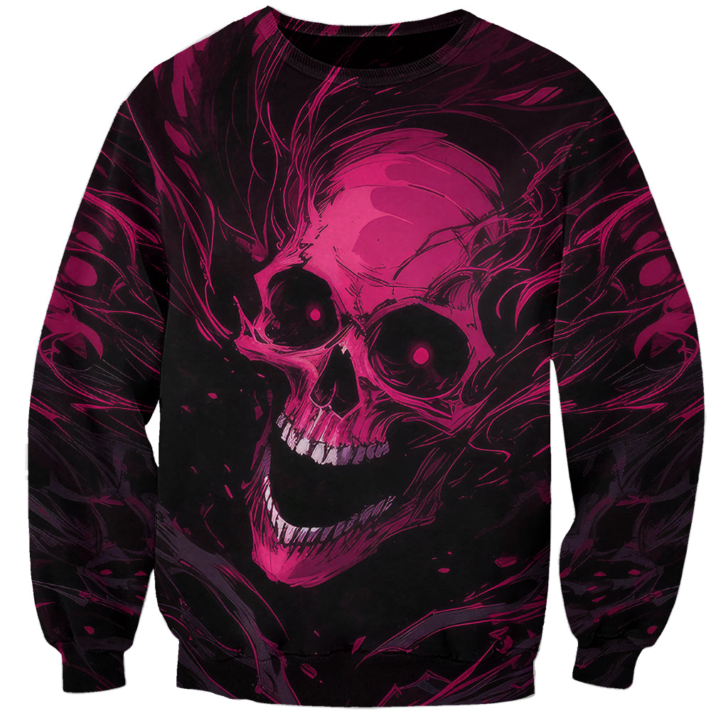 Death Skull Sweatshirt I'm Scary Enough Without A Costume - Wonder Print Shop