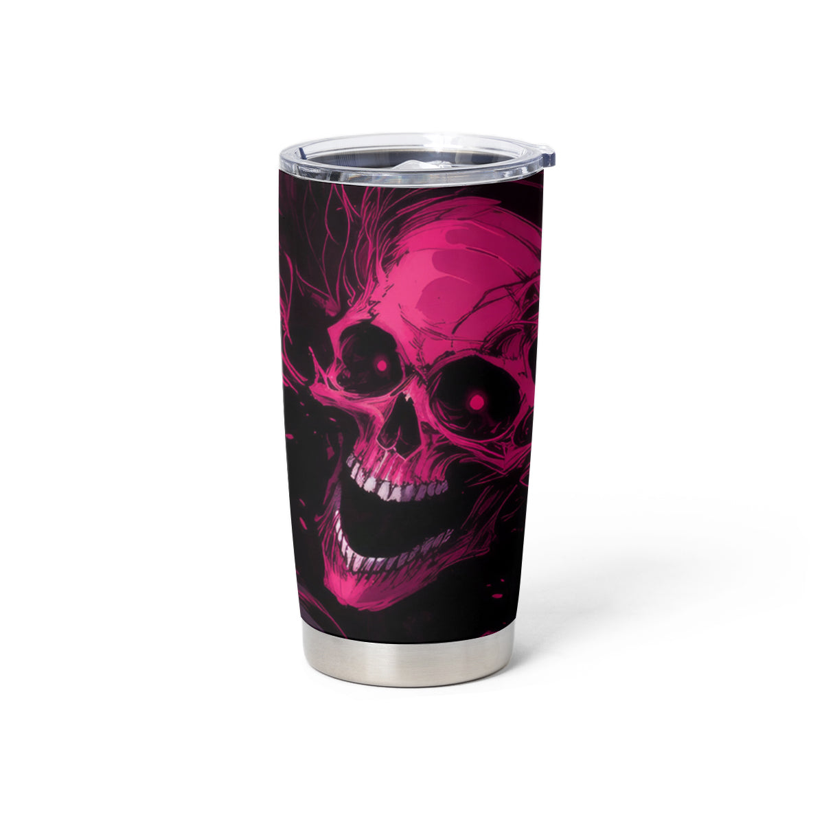 Death Skull Tumbler Cup I'm Scary Enough Without A Costume - Wonder Print Shop