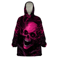Death Skull Wearable Blanket Hoodie I'm Scary Enough Without A Costume - Wonder Print Shop