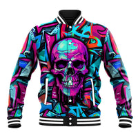 Skull Grafity Baseball Jacket You Are Never Too Young To Dream Big - Wonder Print Shop