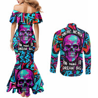skull-grafity-couples-matching-mermaid-dress-and-long-sleeve-button-shirts-you-are-never-too-young-to-dream-big