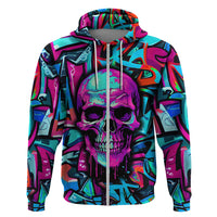 Skull Grafity Hoodie You Are Never Too Young To Dream Big - Wonder Print Shop