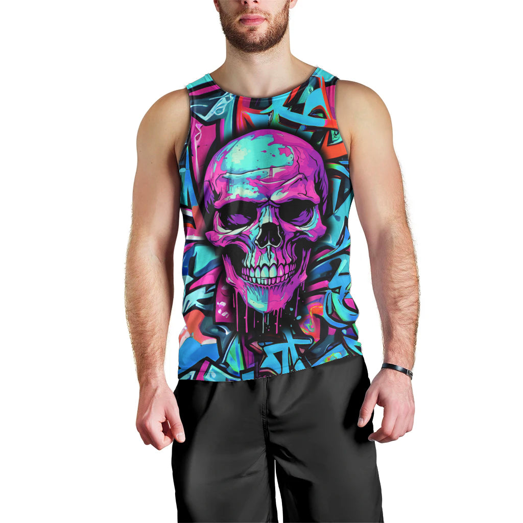 Skull Grafity Men Tank Top You Are Never Too Young To Dream Big - Wonder Print Shop