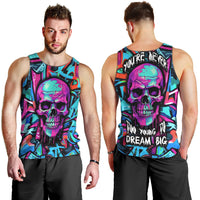 Skull Grafity Men Tank Top You Are Never Too Young To Dream Big - Wonder Print Shop