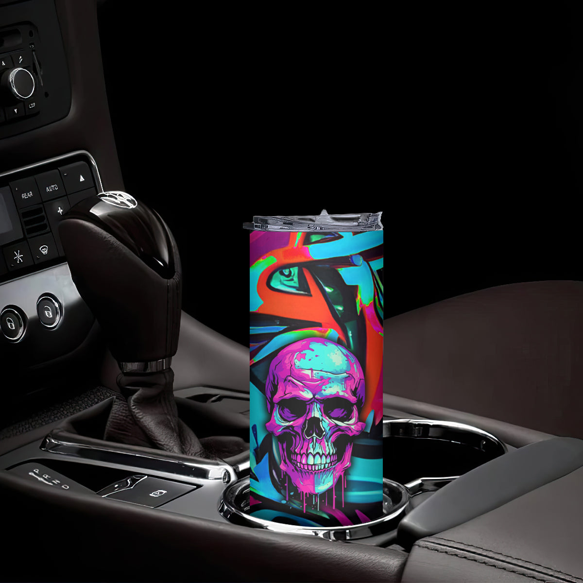Skull Grafity Skinny Tumbler You Are Never Too Young To Dream Big - Wonder Print Shop