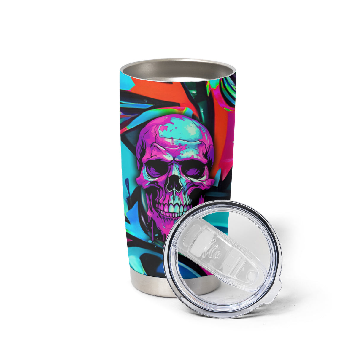 Skull Grafity Tumbler Cup You Are Never Too Young To Dream Big - Wonder Print Shop