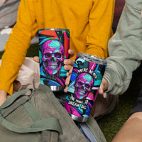 Skull Grafity Tumbler Cup You Are Never Too Young To Dream Big - Wonder Print Shop