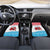 Luxembourg Christmas Car Mats with Santa Claus Red Lion Snowflake Pattern and National Flag Design - Wonder Print Shop