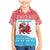 Luxembourg Christmas Family Matching Mermaid Dress and Hawaiian Shirt with Santa Claus Red Lion Snowflake Pattern and National Flag Design - Wonder Print Shop