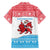 Luxembourg Christmas Family Matching Off Shoulder Maxi Dress and Hawaiian Shirt with Santa Claus Red Lion Snowflake Pattern and National Flag Design - Wonder Print Shop