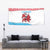 Luxembourg Christmas Tapestry with Santa Claus Red Lion Snowflake Pattern and National Flag Design - Wonder Print Shop