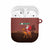 Morocco Christmas AirPods Case with Santa Claus Camel Caravan Desert Scene and Red Pattern Design - Wonder Print Shop