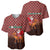 Morocco Christmas Baseball Jersey with Santa Claus Camel Caravan Desert Scene and Red Pattern Design - Wonder Print Shop