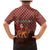 Morocco Christmas Family Matching Mermaid Dress and Hawaiian Shirt with Santa Claus Camel Caravan Desert Scene and Red Pattern Design - Wonder Print Shop