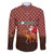 Morocco Christmas Family Matching Puletasi and Hawaiian Shirt with Santa Claus Camel Caravan Desert Scene and Red Pattern Design - Wonder Print Shop