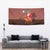 Morocco Christmas Tapestry with Santa Claus Camel Caravan Desert Scene and Red Pattern Design - Wonder Print Shop