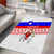 Slovenia Christmas Area Rug with Saint Nicholas White Horse Snowflake Pattern and National Flag Design - Wonder Print Shop
