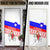 Slovenia Christmas Door Cover with Saint Nicholas White Horse Snowflake Pattern and National Flag Design - Wonder Print Shop