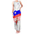 Slovenia Christmas Family Matching Tank Maxi Dress and Hawaiian Shirt with Saint Nicholas White Horse Snowflake Pattern and National Flag Design - Wonder Print Shop