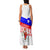 Slovenia Christmas Family Matching Tank Maxi Dress and Hawaiian Shirt with Saint Nicholas White Horse Snowflake Pattern and National Flag Design - Wonder Print Shop