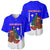 Slovenia Christmas Baseball Jersey with Bear Potica Cake Snowy Tree and National Emblem Design - Wonder Print Shop