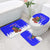 Slovenia Christmas Bathroom Set with Bear Potica Cake Snowy Tree and National Emblem Design - Wonder Print Shop