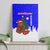 Slovenia Christmas Canvas Wall Art with Bear Potica Cake Snowy Tree and National Emblem Design - Wonder Print Shop