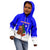 Slovenia Christmas Kid Hoodie with Bear Potica Cake Snowy Tree and National Emblem Design - Wonder Print Shop