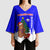 Slovenia Christmas Kimono Sleeve Blouse with Bear Potica Cake Snowy Tree and National Emblem Design - Wonder Print Shop