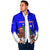 Slovenia Christmas Padded Jacket with Bear Potica Cake Snowy Tree and National Emblem Design - Wonder Print Shop