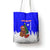 Slovenia Christmas Tote Bag with Bear Potica Cake Snowy Tree and National Emblem Design - Wonder Print Shop