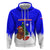 Slovenia Christmas Zip Hoodie with Bear Potica Cake Snowy Tree and National Emblem Design - Wonder Print Shop