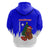 Slovenia Christmas Zip Hoodie with Bear Potica Cake Snowy Tree and National Emblem Design - Wonder Print Shop