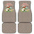 Palestine Christmas Car Mats with Red-Green Pattern, Golden Eagle Emblem, and Jesus Holding Flag Motif - Wonder Print Shop