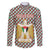 Palestine Christmas Family Matching Summer Maxi Dress and Hawaiian Shirt with Red-Green Pattern, Golden Eagle Emblem, and Jesus Holding Flag Motif - Wonder Print Shop