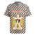 Palestine Christmas Rugby Jersey with Red-Green Pattern, Golden Eagle Emblem, and Jesus Holding Flag Motif - Wonder Print Shop