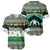 Palestine Christmas Baseball Jersey with Green-White Theme, Tree Ornaments, and Nativity Scene Motif - Wonder Print Shop