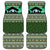 Palestine Christmas Car Mats with Green-White Theme, Tree Ornaments, and Nativity Scene Motif - Wonder Print Shop