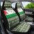 Palestine Christmas Car Seat Cover with Green-White Theme, Tree Ornaments, and Nativity Scene Motif - Wonder Print Shop
