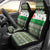 Palestine Christmas Car Seat Cover with Green-White Theme, Tree Ornaments, and Nativity Scene Motif - Wonder Print Shop