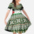 Palestine Christmas Family Matching Mermaid Dress and Hawaiian Shirt with Green-White Theme, Tree Ornaments, and Nativity Scene Motif - Wonder Print Shop