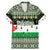 Palestine Christmas Family Matching Mermaid Dress and Hawaiian Shirt with Green-White Theme, Tree Ornaments, and Nativity Scene Motif - Wonder Print Shop