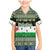 Palestine Christmas Family Matching Mermaid Dress and Hawaiian Shirt with Green-White Theme, Tree Ornaments, and Nativity Scene Motif - Wonder Print Shop
